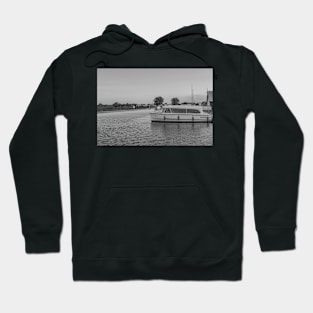 A view down the River Thurne in Potter Heigham, Norfolk Hoodie